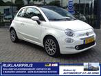 Fiat 500 Twinair Turbo 80pk Automaat Open dak Airco LMV Navi, Dealer onderhouden, Stof, Met garantie (alle), Wit