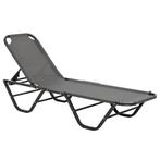 TRUUSK Strandstoel 5-traps Alu Tuinstoel Relaxstoel Textelin, Verzenden, Nieuw