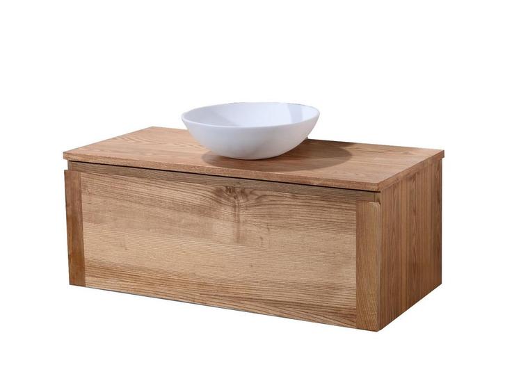 Sani Royal Badkamermeubel Verona Wood Eiken 100 cm, Huis en Inrichting, Badkamer | Badkamermeubels