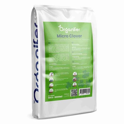 Microklaver Gazon - Zuiver klaverzaad (10 kg voor 5000 m2), Tuin en Terras, Bloembollen en Zaden, Zaad, Gehele jaar, Volle zon