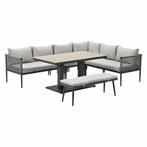 Garden Impressions Burela - Brugge lounge dining set 6-delig, Tuin en Terras, Verzenden, Nieuw