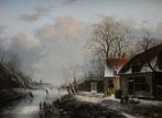 Alexander Joseph Daiwaille (1818-1888) - Dutch village with