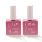 Nagelgel Kit met Basis- en Topcoat - Langdurig en, Verzenden, Nieuw