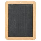 Krijtbordje met houten rand 19x24 cm - 20 stuks, Ophalen of Verzenden