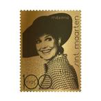St. Maarten Gouden Postzegel Koningin Máxima