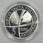 Andorra. 5 Euro 2018 25 Anniversary constitution Proof, Postzegels en Munten, Munten | Europa | Euromunten