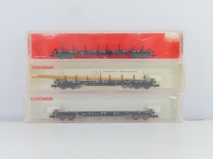 Fleischmann N - 8286 - Modeltrein goederenwagon (3) - 3x, Hobby en Vrije tijd, Modeltreinen | N-Spoor