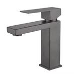 Gun Metal Vierkante Wastafelkraan, Verzenden, Nieuw, Kraan