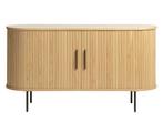Dressoir Nola 140 cm - Naturel | Meubelplaats, Ophalen of Verzenden, Nieuw