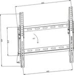 2dekans | TecTake 401163 - Tv beugel, Audio, Tv en Foto, Televisiebeugels, Ophalen of Verzenden, Zo goed als nieuw