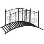 TRUUSK Vintage Stijl Metalen Tuinbrug, Tuin- En Vijverdecora, Tuin en Terras, Verzenden, Nieuw