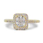 - 1.65 Total carat Weight Diamonds - Ring - Geel goud -, Sieraden, Tassen en Uiterlijk, Antieke sieraden