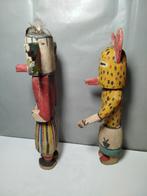 2 Poppen - In de stijl kachina Hopi (Zonder Minimumprijs), Antiek en Kunst, Kunst | Niet-Westerse kunst