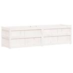 Plantenbak Grenenhout Wit 180cm - Retourdeal! 35% Korting, Tuin en Terras, Bloembakken en Plantenbakken, 100 cm of meer, Nieuw