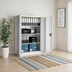 Archiefkast met 4 planken 140x90x40cm - grijs, Huis en Inrichting, Kasten | Roldeurkasten en Archiefkasten, Verzenden, Nieuw