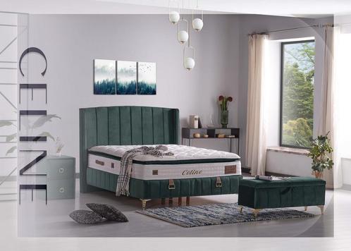 Opberg Boxspring Celine - diverse maten, Huis en Inrichting, Slaapkamer | Boxsprings, Nieuw, Tweepersoons, Verzenden