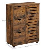 Badkamerkast met 3 lades en deur, Huis en Inrichting, Badkamer | Badkamermeubels, Verzenden, Nieuw