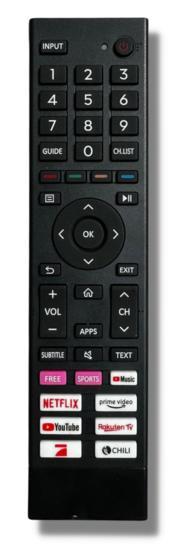 Alternatieve HKC NHV24H3 | NHV32H3 | NHV42H3 afstandsbedi..., Audio, Tv en Foto, Afstandsbedieningen, Verzenden