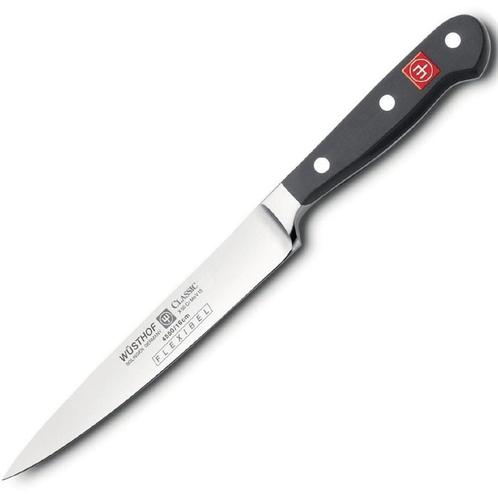 Fileermes flexibel | 15(l)cm Wüsthof Dreizack, Zakelijke goederen, Horeca | Keukenapparatuur, Nieuw in verpakking, Verzenden