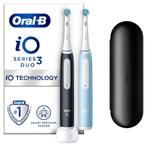Oral-B Elektrische Tandenborstel iO 3 Duo Zwart & Blauw 1 se, Witgoed en Apparatuur, Nieuw, Verzenden