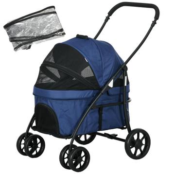 PawHut 2 in 1 Hondenbuggy Huisdierwagen met beschikbaar voor biedingen