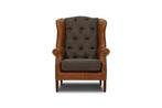 Chesterfield Harris Tweed fauteuil Woolly, Nieuw, Verzenden, Klassiek