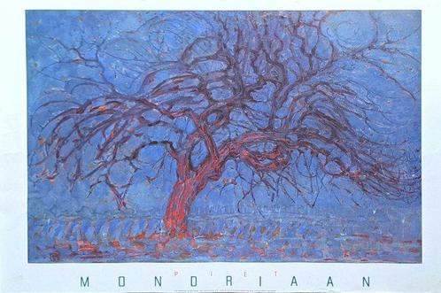 Piet Mondriaan - De rode boom - Jaren 2000, Antiek en Kunst, Kunst | Tekeningen en Foto's