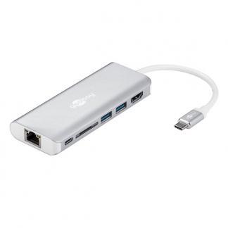 USB C docking station - Goobay, Computers en Software, Pc- en Netwerkkabels, Nieuw, Verzenden
