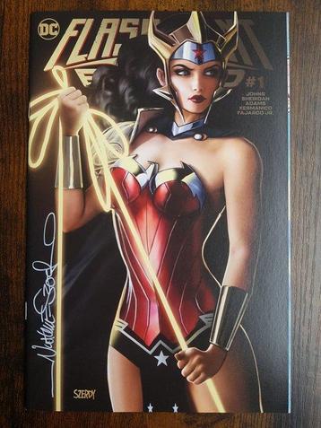 Flashpoint Beyond #1 - Signed by Nathan Szerdy + COA - 1 beschikbaar voor biedingen