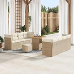 vidaXL Tuin Sofa Set 11 pcs Beige poly rattan, Tuin en Terras, Tuinsets en Loungesets, Verzenden, Nieuw