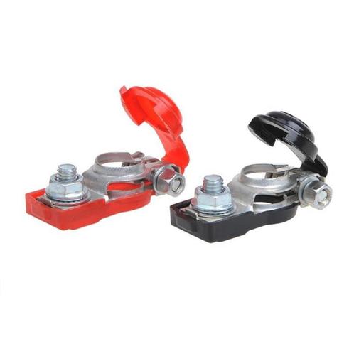ProPlus Accupoolklemmen set - kunststof bescherming - roo..., Auto-onderdelen, Accu's en Toebehoren, Nieuw, Ophalen of Verzenden