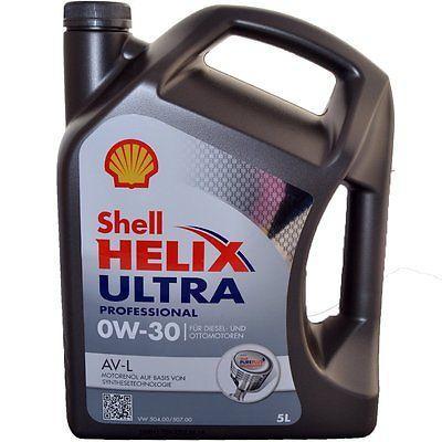 Shell Helix Ultra Professional AVL 0W30 5 Liter, Auto diversen, Onderhoudsmiddelen, Ophalen of Verzenden
