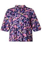 COLLETTA blouse kort print Maat:, Kleding | Dames, Verzenden, Nieuw, Overige kleuren