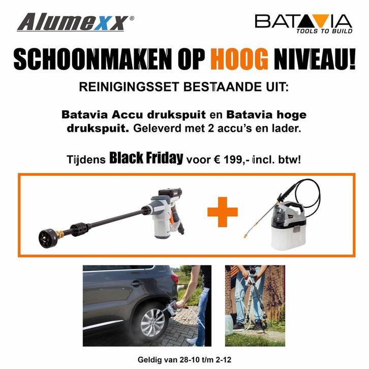 Batavia reiniging-set, Doe-het-zelf en Verbouw, Ladders en Trappen, Nieuw, Verzenden