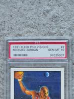 1991/92 Fleer NBA Michael Jordan #2 PSA 10 Graded card, Verzamelen, Stickers, Nieuw