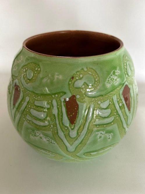 Goedewaagen Gouda - W. H. van Norden (attr) - Vaas - 181 -, Antiek en Kunst, Antiek | Glas en Kristal