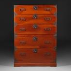 ladekast - Sugi (ceder) hout, ijzer, Keyaki-hout - Japan -