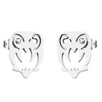 Fako Bijoux® - Oorbellen - Steker - RVS - Stainless Steel -, Verzenden, Nieuw