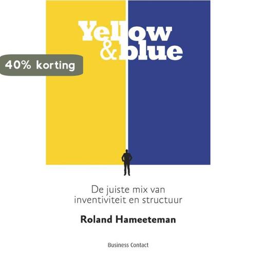 Yellow & blue 9789047004486 Roland Hameeteman, Boeken, Economie, Management en Marketing, Zo goed als nieuw, Verzenden
