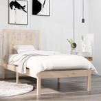 vidaXL Bedframe massief hout 90x190 cm, 90 cm, Eenpersoons, Bruin, Verzenden