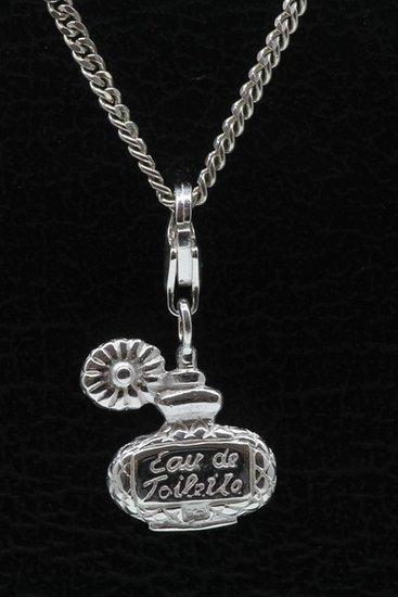 Zilveren Verstuiver Eau de toilette hanger en/of bedel, Sieraden, Tassen en Uiterlijk, Bedels, Verzenden