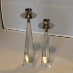 Iittala - Timo Sarpaneva - Kandelaar (2) - Glas, Staal -