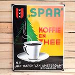 Spar Koffie en Thee reclamebord, Verzenden, Nieuw