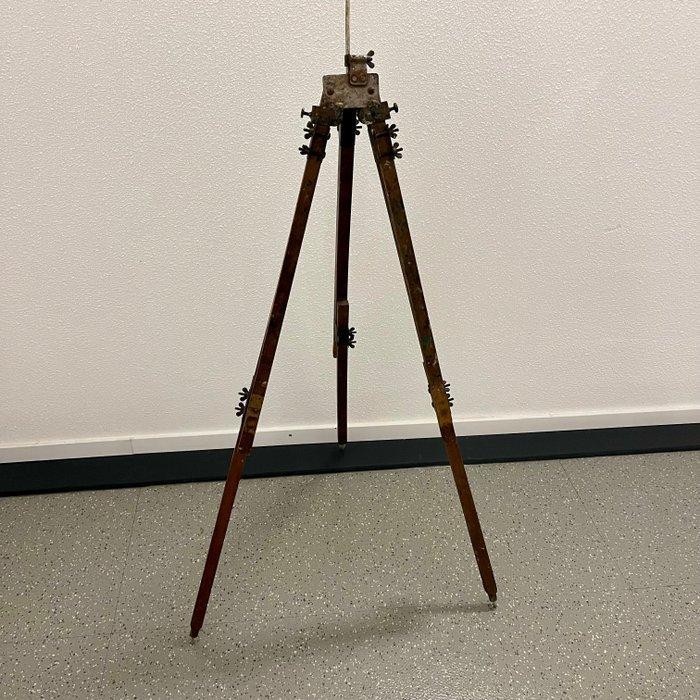 Standaard - Hout, Messing - Antieke schildersezel, Antiek en Kunst, Curiosa en Brocante