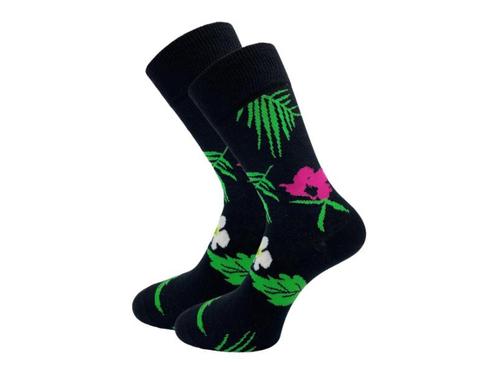 SQOTTON® - Naadloze sokken - Tropical Flower, Kleding | Heren, Sokken en Kousen, Verzenden