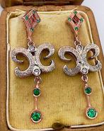 Zonder Minimumprijs - Oorbellen - 9 kt. Roségoud, Zilver, Sieraden, Tassen en Uiterlijk, Oorbellen, Nieuw