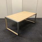Tweedehands vergadertafel / bureau 180x94 cm, MDF blad licht, Huis en Inrichting, Ophalen of Verzenden, Gebruikt, Bureau
