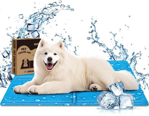 Nobleza Koelmat voor honden en katten XXL - 120x80cm - Blauw, Dieren en Toebehoren, Overige Dieren-accessoires, Nieuw, Verzenden