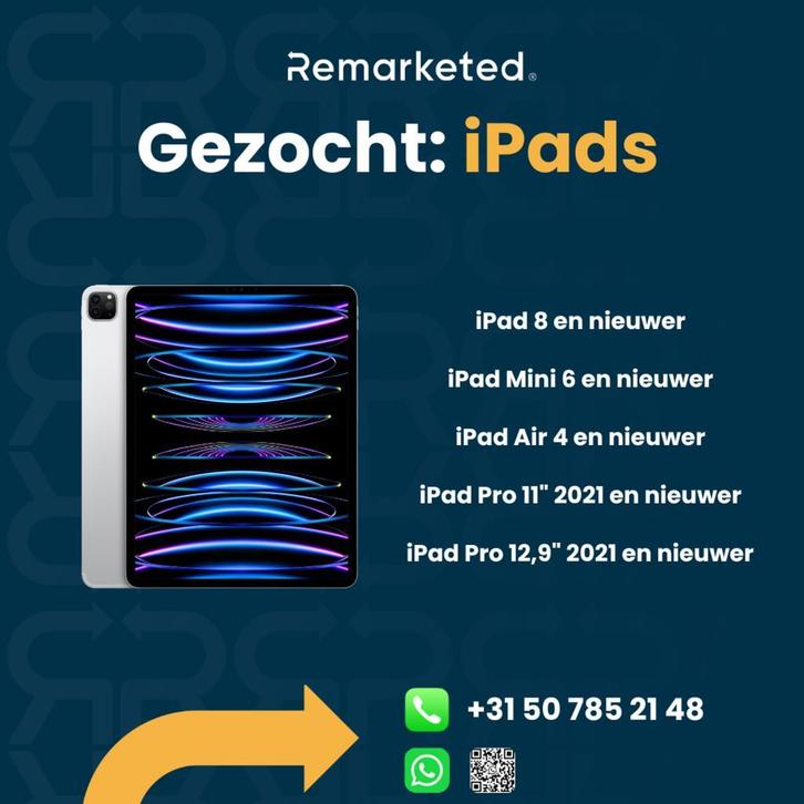 iPads gezocht, Computers en Software, Apple iPads, Nieuw