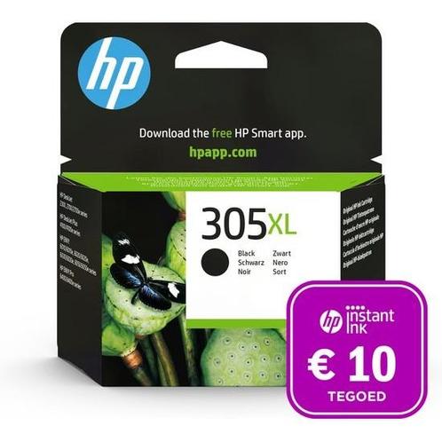 HP 305XL - Inktcartridge zwart + Instant Ink tegoed, Computers en Software, Overige Computers en Software, Zo goed als nieuw, Ophalen of Verzenden